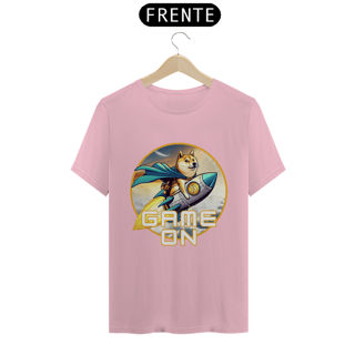 Nome do produto CAMISETA T-SHIRT ALGODÃO PIMA, BITCOIN GAME ON