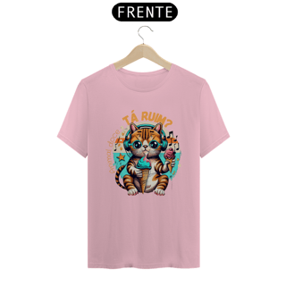 Nome do produto CAMISETA T-SHIRT ALGODÃO PIMA CAT, TA RUIM