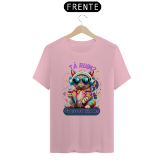 Nome do produto CAMISETA T-SHIRT ALGODÃO PIMA CAT, TA RUIM
