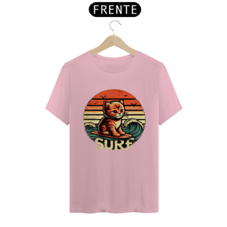 Nome do produto CAMISETA T-SHIRT ALGODÃO PIMA, CAT SURF