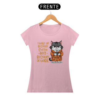Nome do produto CAMISETA BABY LONG PIMA, CAT COFFEE