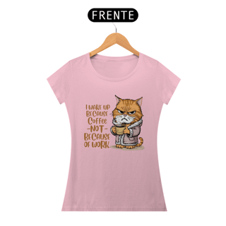 Nome do produto CAMISETA BABY LONG PIMA, CAT COFFEE
