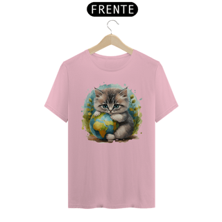 Nome do produto CAMISETA T-SHIRT PIMA, CAT PLANETA