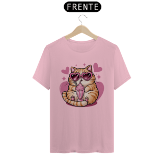 Nome do produto CAMISETA T-SHIRT PIMA, CAT LOVE