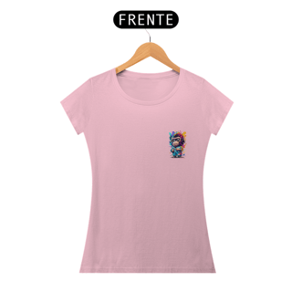 Nome do produto CAMISETA BABY LONG PIMA, MINIMALISTA KING MONKEY