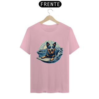 Nome do produto CAMISETA T-SHIRT PIMA, DOG SURF BLUE HEELER