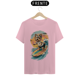 Nome do produto CAMISETA T-SHIRT PIMA, DOG SURF YORKSHIRE TERRIER
