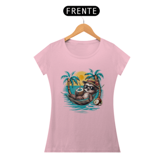 Nome do produto CAMISETA BABY LONG PIMA, BICHO PREGUIÇA