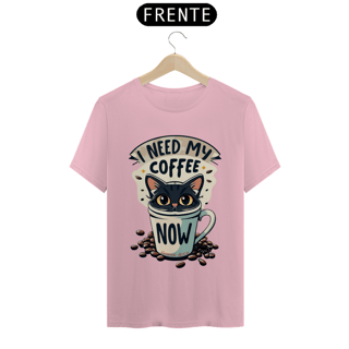Nome do produto CAMISETA T-SHIRT CLASSIC, CAT COFFEE