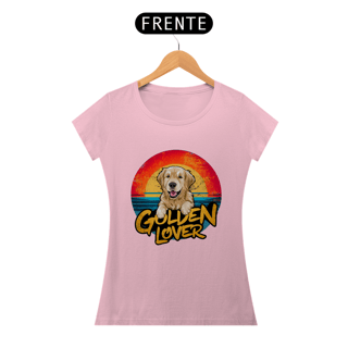 Nome do produto CAMISETA BABY LONG PIMA , DOG GOLDEN LOVER