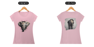 Nome do produto CAMISETA BABY LONG PIMA, ELEPHANT