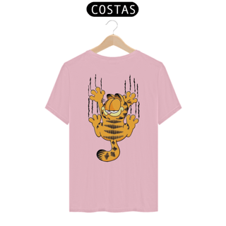 Nome do produto CAMISETA T-SHIRT PIMA COSTAS, CAT GARFIELD