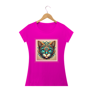 Nome do produto CAMISETA BABY LONG QUALITY, CAT MYSTIC 