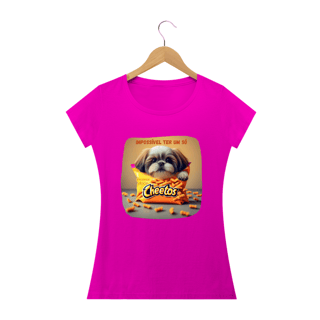 Nome do produto CAMISETA BABY LONG QUALITY, DOG CHEETOS IMPOSSIVEL  TER SO UM 