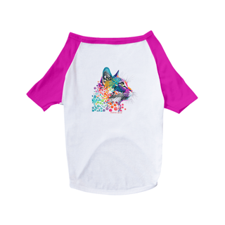 Nome do produto CAMISA PET DOG, COLORFUL CAT