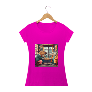 Nome do produto CAMISETA BABY LONG QUALITY,  FRIENDS 