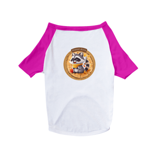 Nome do produto CAMISA PET DOG, RACOON