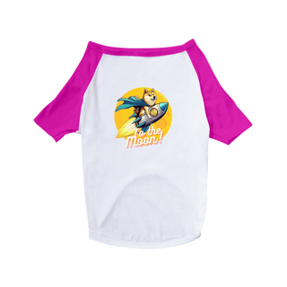 Nome do produto CAMISA PET DOG, BITCOIN TO THE MOON
