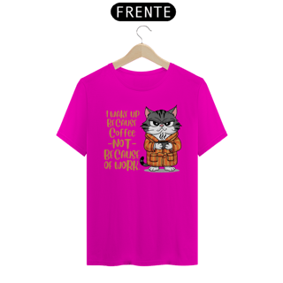 Nome do produto CAMISETA T-SHIRT CLASSIC, CAT COFFEE