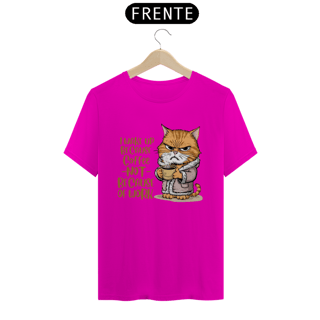 Nome do produto CAMISETA T-SHIRT CLASSIC, CAT COFFEE