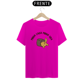Nome do produto CAMISETA T-SHIRT CLASSIC, PET FRASES MINHA CAIXA MINHA VIDA