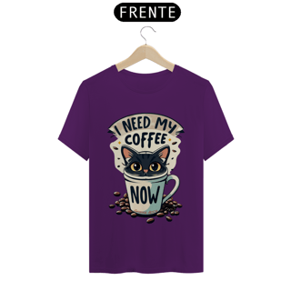 Nome do produto CAMISETA T-SHIRT CLASSIC, CAT COFFEE