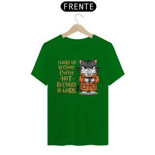 Nome do produto CAMISETA T-SHIRT CLASSIC, CAT COFFEE