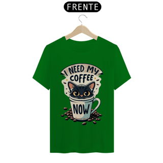Nome do produto CAMISETA T-SHIRT CLASSIC, CAT COFFEE