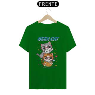 Nome do produto CAMISETA T-SHIRT CLASSIC, GEEK CAT