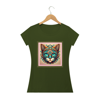 Nome do produto CAMISETA BABY LONG QUALITY, CAT MYSTIC 