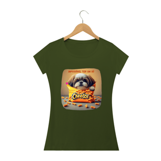 Nome do produto CAMISETA BABY LONG QUALITY, DOG CHEETOS IMPOSSIVEL  TER SO UM 