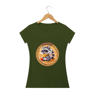 Nome do produto CAMISETA BABY LONG QUALITY, RACOON