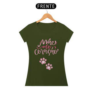 Nome do produto CAMISETA BABY LONG QUALITY, PET MÃE DE CORAÇÃO 