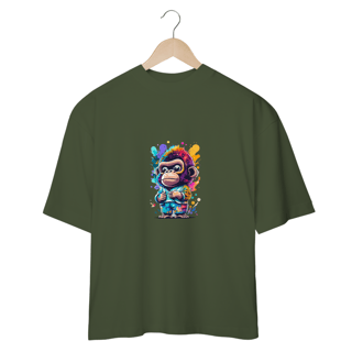 Nome do produto CAMISETA OVERSIZED FRENTE, KING MONKEY