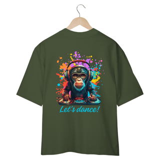 Nome do produto CAMISETA OVERSIZED COSTAS, MONKEY LET´S DANCE