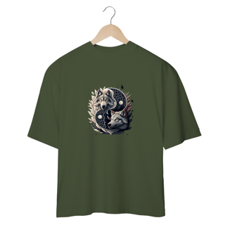 Nome do produto CAMISETA OVERSIZED, WOLF YIN YANG