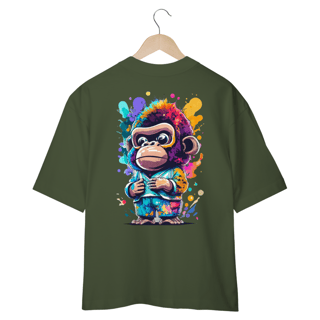 Nome do produto CAMISETA OVERSIZED, COSTAS MONKEY
