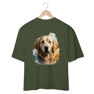 Nome do produto CAMISETA OVERSIZED, DOG GOLDEN