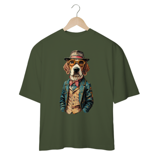 Nome do produto CAMISETA OVERSIZED, DOG BEAGLE SHERLOCK HOLMES