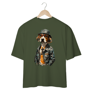 Nome do produto CAMISETA OVERSIZED, DOG BEAGLE SHERLOCK HOLMES