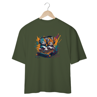 Nome do produto CAMISETA OVERSIZED, CAT DJ