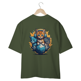 Nome do produto CAMISETA OVERSIZED COSTAS, CAT