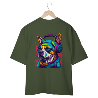 Nome do produto CAMISETA OVERSIZED COSTAS, DOG MUSIC