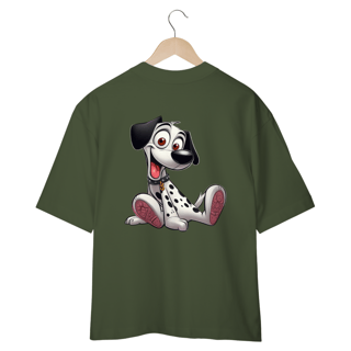Nome do produto CAMISETA OVERSIZED COSTAS, DOG DÁLMATA
