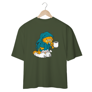 Nome do produto CAMISETA OVERSIZED, GARFIELD SONECA