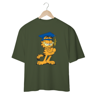 Nome do produto CAMISETA OVERSIZED, CAT GARFIELD FORMATURA
