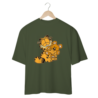 Nome do produto CAMISETA OVERSIZED, CAT GARFIELD