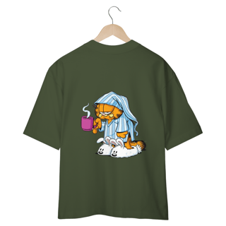 Nome do produto CAMISETA OVERSIZED COSTAS, CAT GARFIELD SONECA