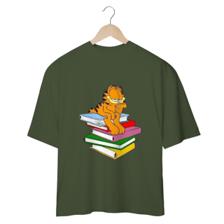 Nome do produto CAMISETA OVERSIZED, GARFIELD INTELECTO