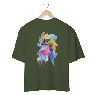 Nome do produto CAMISETA OVERSIZED, CORUJA COLOR